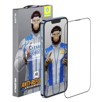 Blueo - Αντιανακλαστικό γυαλί HD - iPhone 13 Pro Max / iPhone 14 Plus - Μαύρο