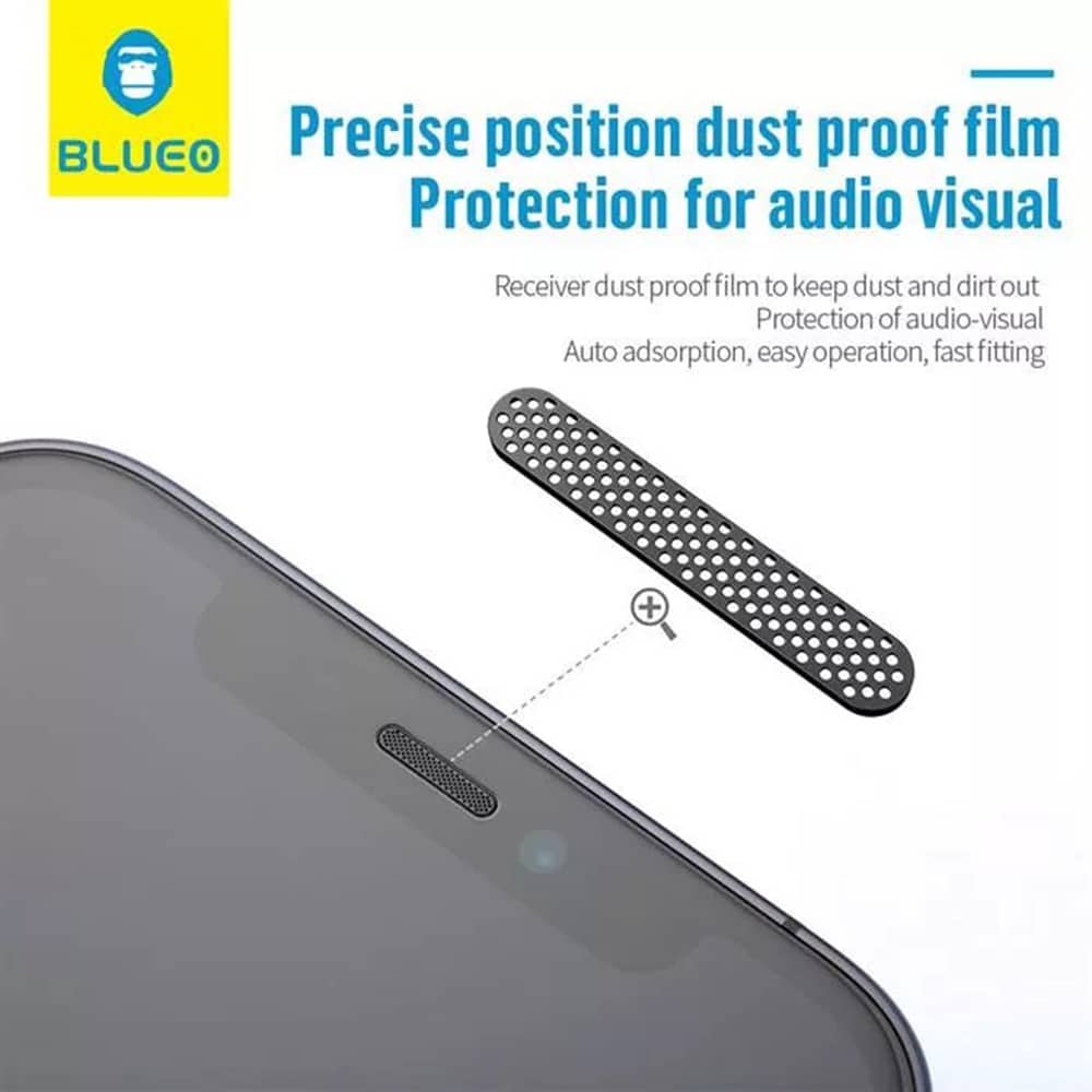 Blueo - Γυαλί HD κατά της σκόνης - iPhone XS Max / iPhone 11 Pro Max - Μαύρο - Image 2