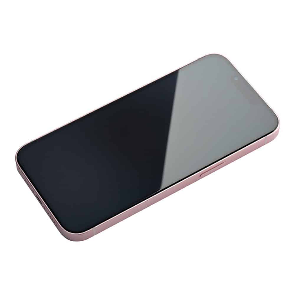 Blueo - Γυαλί HD κατά της σκόνης - iPhone 13 / iPhone 13 Pro / iPhone 14 / iPhone 16e - Μαύρο - Image 4