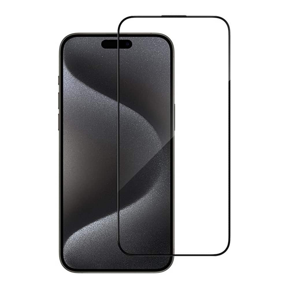 Blueo - Γυαλί HD κατά της σκόνης - iPhone 15 Pro Max - Μαύρο - Image 2