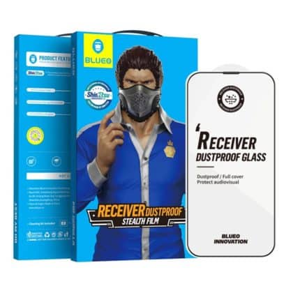 Blueo - Γυαλί HD κατά της σκόνης - iPhone 13 Pro Max / iPhone 14 Plus - Μαύρο