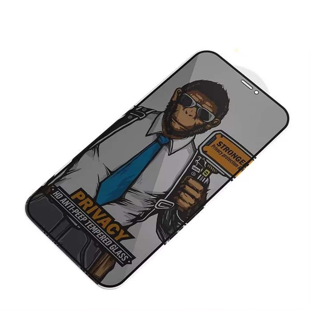 Blueo - Αντικραδασμικό γυαλί απορρήτου - iPhone X / iPhone XS / iPhone 11 Pro - Μαύρο - Image 3