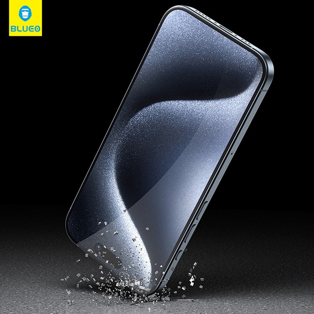 Blueo - Αντιθαμβωτικό γυαλί - iPhone 15 Pro Max - Μαύρο - Image 2