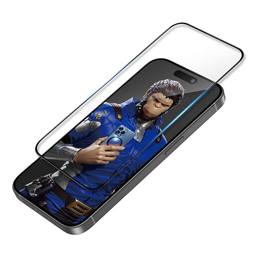 Blueo - Αντιθαμβωτικό γυαλί - iPhone 15 Pro Max - Μαύρο - Image 3