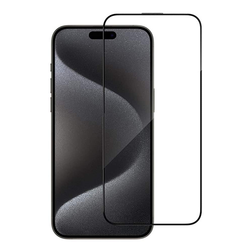 Blueo - Αντιανακλαστικό γυαλί HD - iPhone 16 Pro - Μαύρο - Image 2