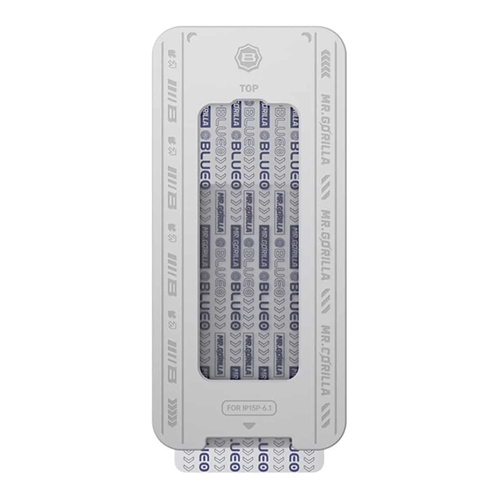Blueo - Γυαλί HD κατά της σκόνης με εφαρμοστή Pro - iPhone 16 Pro - Μαύρο - Image 2