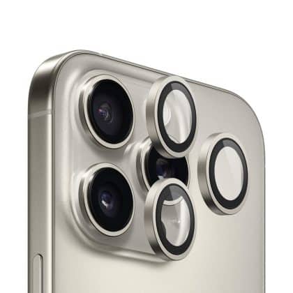 Blueo - Αντιανακλαστικό γυαλί φακού 99 - iPhone 16 Pro / iPhone 16 Pro Max - Φυσικό τιτάνιο