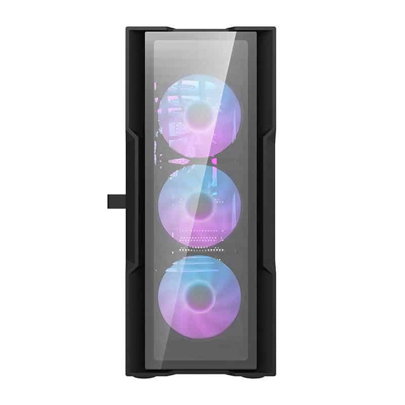 Darkflash DK431 Γυάλινη θήκη υπολογιστή (μαύρη) + 4 ανεμιστήρες RGB - Image 5