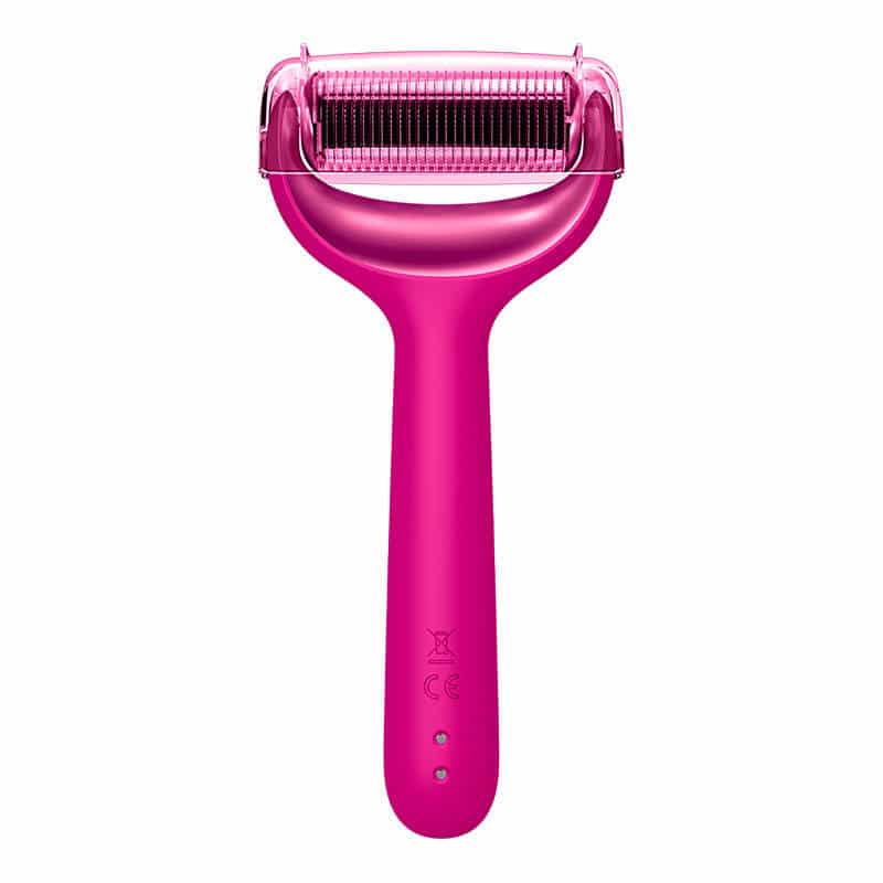 Ρολό προσώπου και σώματος MicroNeedle 9 σε 1 με εφαρμογή (ματζέντα) - Image 3