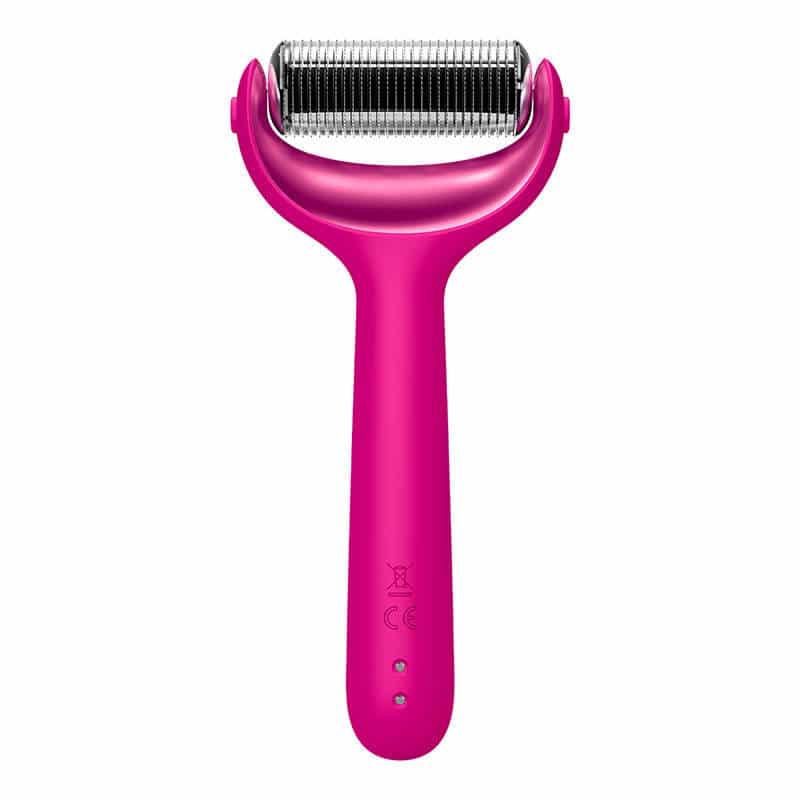 Ρολό προσώπου και σώματος MicroNeedle 9 σε 1 με εφαρμογή (ματζέντα) - Image 5
