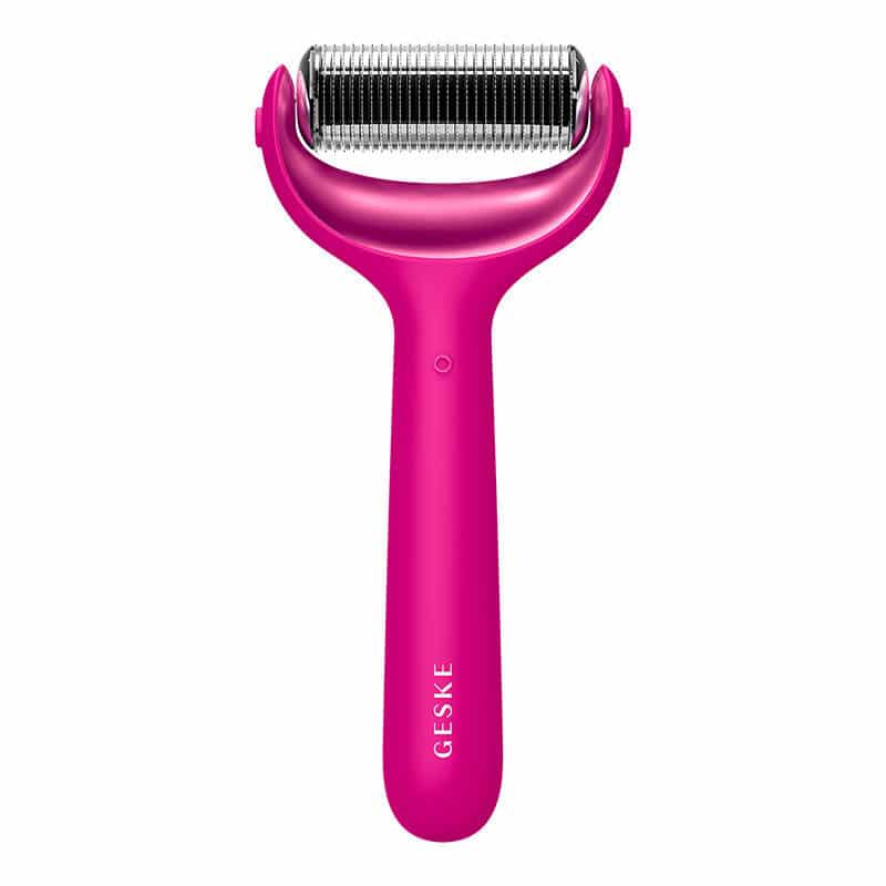Ρολό προσώπου και σώματος MicroNeedle 9 σε 1 με εφαρμογή (ματζέντα) - Image 4