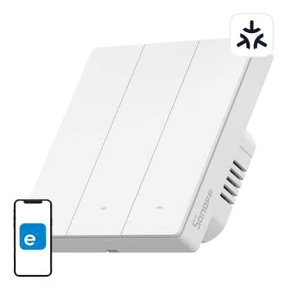 SONOFF M5-3C-86W WiFi Matter έξυπνος διακόπτης τοίχου (3 καναλιών)
