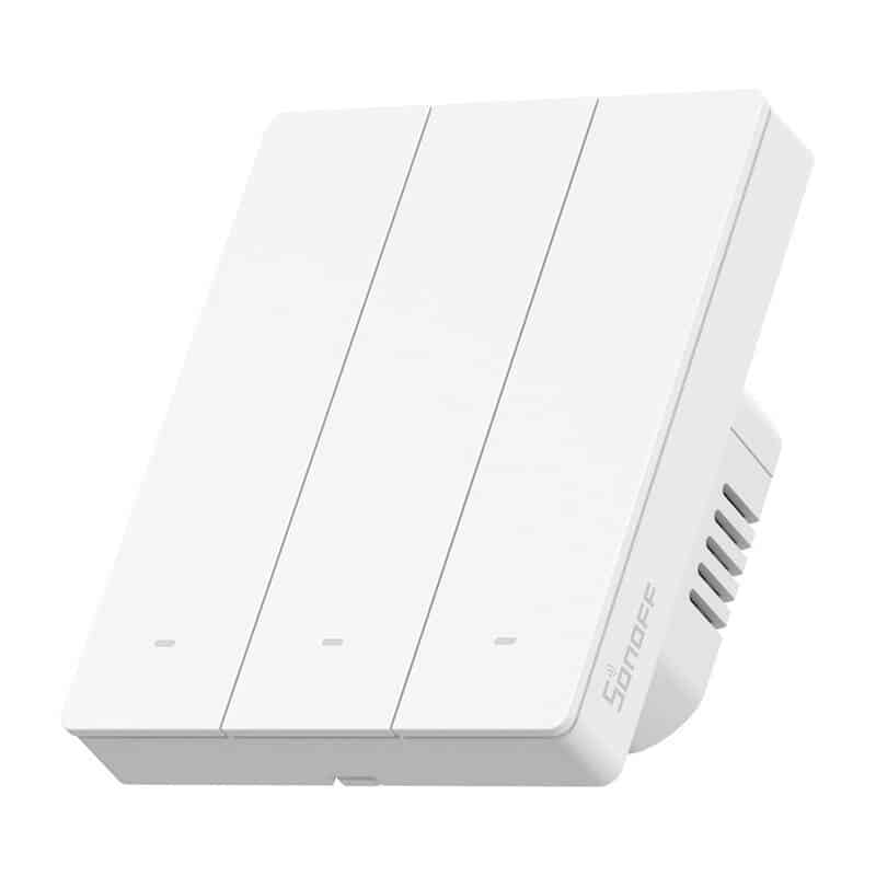 SONOFF M5-3C-80W WiFi Matter έξυπνος διακόπτης τοίχου (3 καναλιών, για πλαίσιο) - Image 2