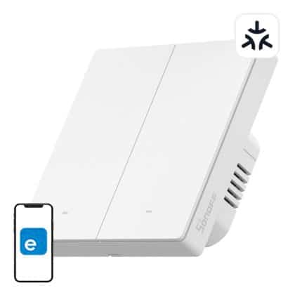 SONOFF M5-2C-86W WiFi Matter έξυπνος διακόπτης τοίχου (2 καναλιών)