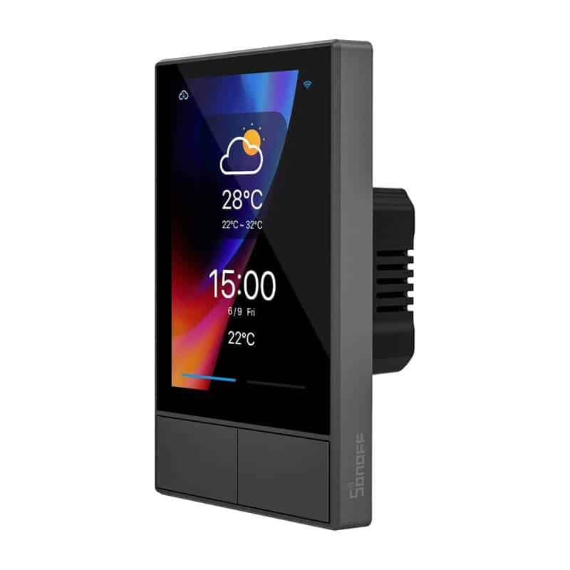 Έξυπνος πίνακας ελέγχου WiFi SONOFF NSPanel (μαύρο, 120mm) - Image 2