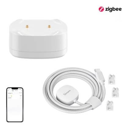 Σετ αισθητήρα διαρροής/πλημμύρας ZigBee SONOFF SNZB-05P + Καλώδιο WLDC200