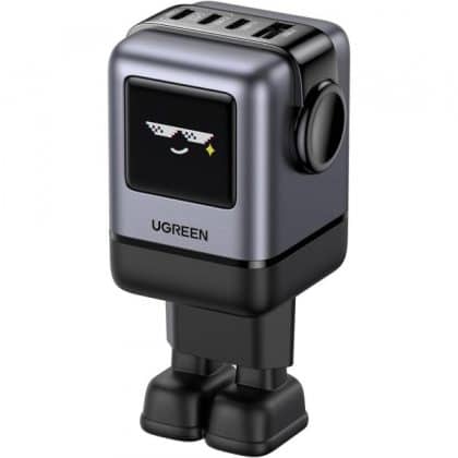 Φορτιστής τοίχου UGREEN X688 Uno, 100W, 5A, 1 x USB-A - 3 x USB-C, Μαύρο