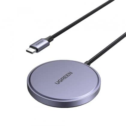 Ασύρματος φορτιστής UGREEN W703, 15W, 1.67A, Γκρι