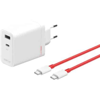 Φορτιστής τοίχου OnePlus SuperVOOC, 120W, 7.3A, 1 x USB-A - 1 x USB-C, με καλώδιο USB-C, Λευκό 5461100631