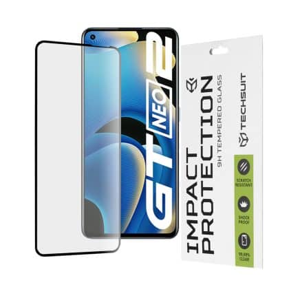 Techsuit - 111D Πλήρης Κάλυψη / Full Glue Γυαλί - Realme GT Neo2 / GT2 / GT Neo 3T / GT Neo 3T Dragon Ball Z Edition - Μαύρο