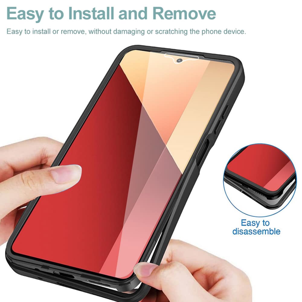 Techsuit ColorVerse 360 - θήκη για Xiaomi Redmi Note 13 Pro / Poco M6 - Διάφανο - Image 4
