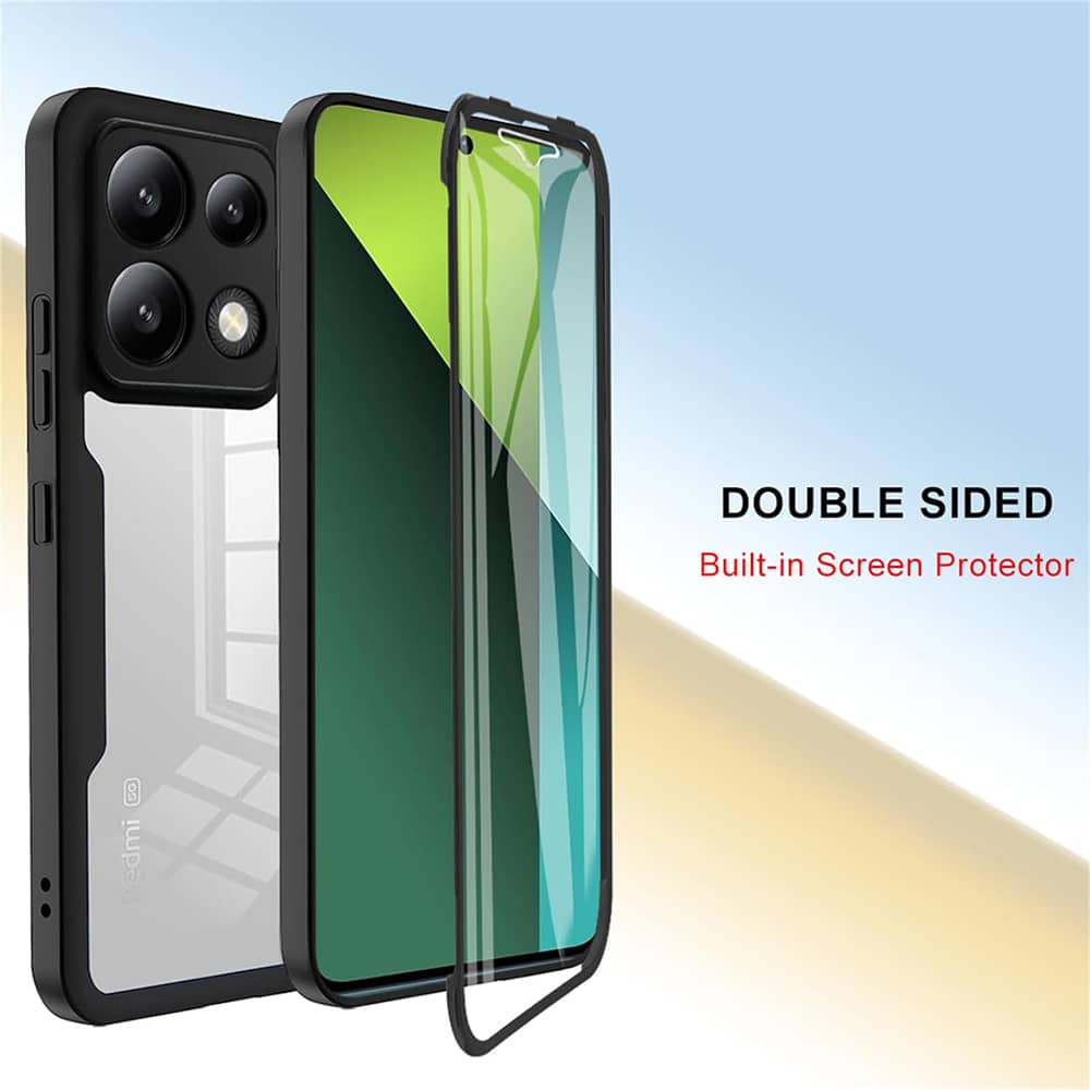 Techsuit ColorVerse 360 - θήκη για Xiaomi Redmi Note 13 Pro / Poco X6 - Διάφανο - Image 2