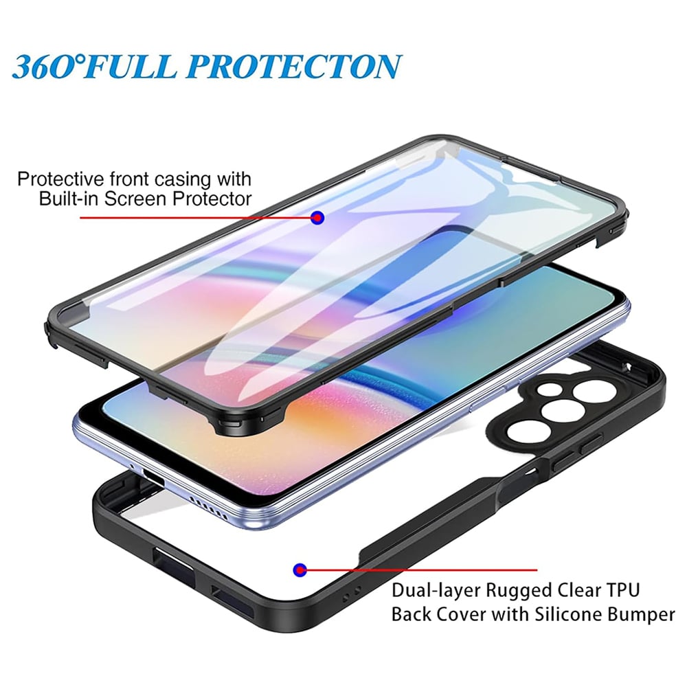 Techsuit ColorVerse 360 Series - θήκη για Samsung Galaxy A05s - Μαύρο - Image 3