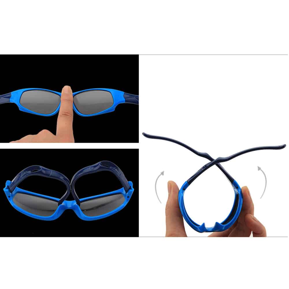 Techsuit - Polarized Γυαλιά Ηλίου (816-C2) - Τύπος Αθλητισμού, για Παιδιά απο 3-8 Ετών - Φωτεινό Κίτρινο / Ροζ One Size - Image 6
