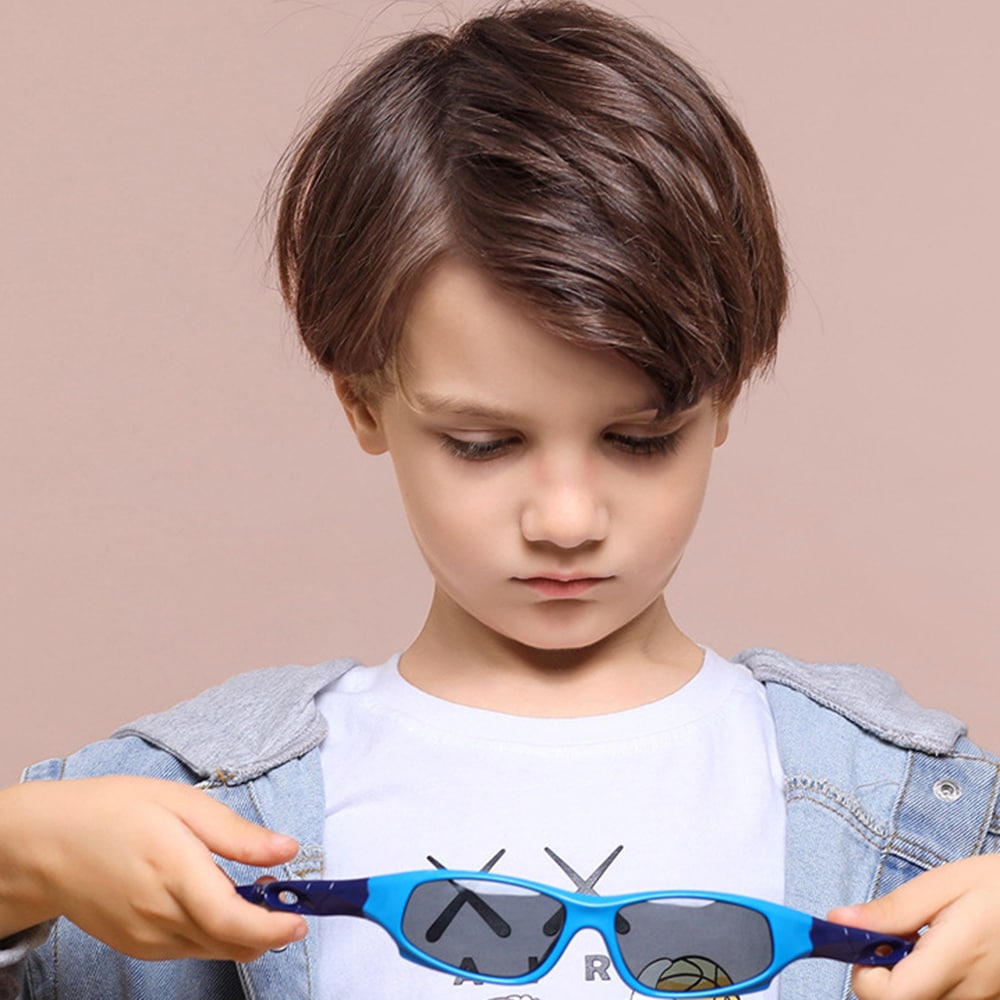 Techsuit - Polarized Γυαλιά Ηλίου (816-C3) - Τύπος Αθλητισμού, για Παιδιά απο 3-8 Ετών- Ροζ / Πράσινο One Size - Image 3