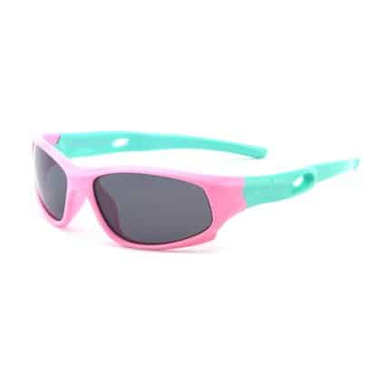 Techsuit - Polarized Γυαλιά Ηλίου (816-C3) - Τύπος Αθλητισμού, για Παιδιά απο 3-8 Ετών- Ροζ / Πράσινο One Size