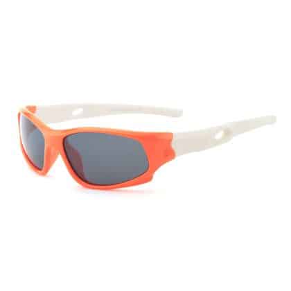 Techsuit - Polarized Γυαλιά Ηλίου (816-C8) - Τύπος Αθλητισμού, για Παιδιά απο 3-8 Ετών - Πορτοκαλί / Λευκό One Size