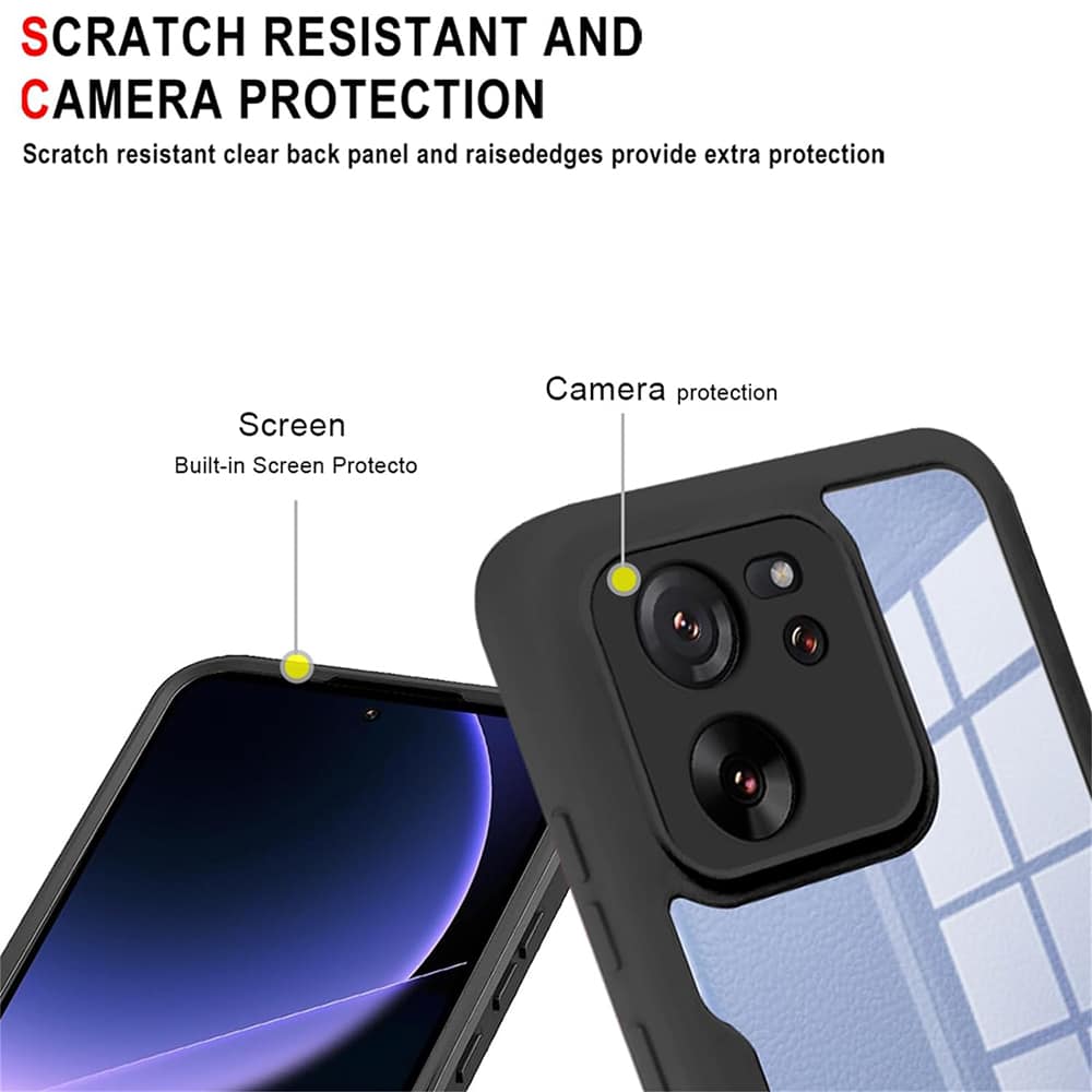 Techsuit ColorVerse 360 Series - θήκη για Xiaomi 13T / Pro - Διάφανο - Image 3