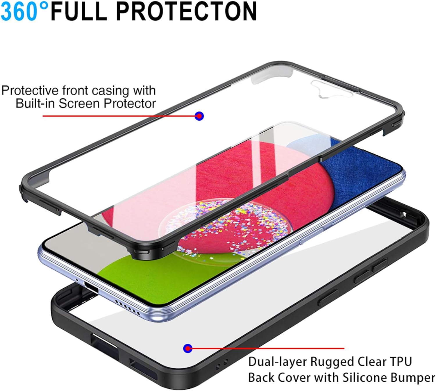 Techsuit ColorVerse 360 Series - θήκη για Samsung Galaxy S23+ - Μπλε - Image 3
