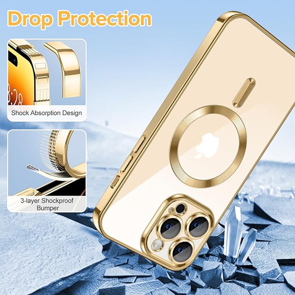 Techsuit Luxury Crystal MagSafe - θήκη για Apple iPhone 14 Pro Max - Διάφανο - Image 3