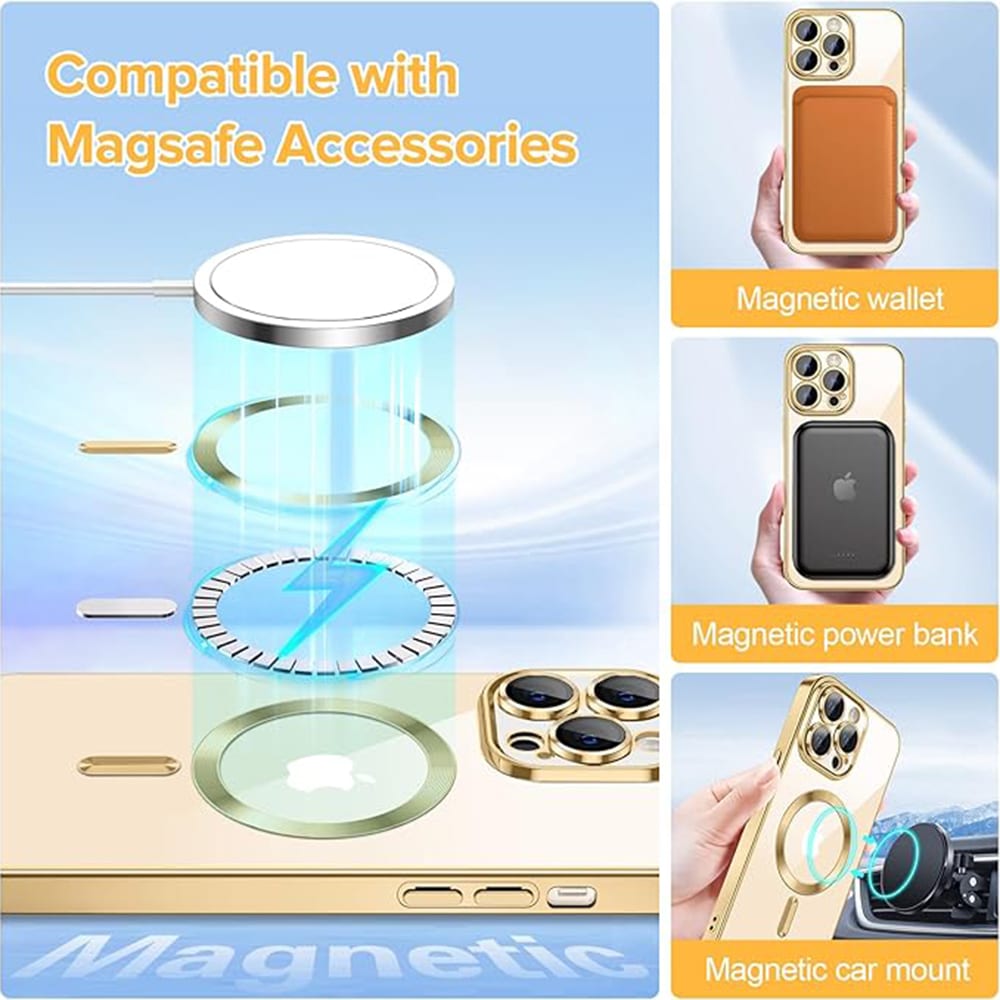 Techsuit Luxury Crystal MagSafe - θήκη για Apple iPhone 14 Pro Max - Διάφανο - Image 5