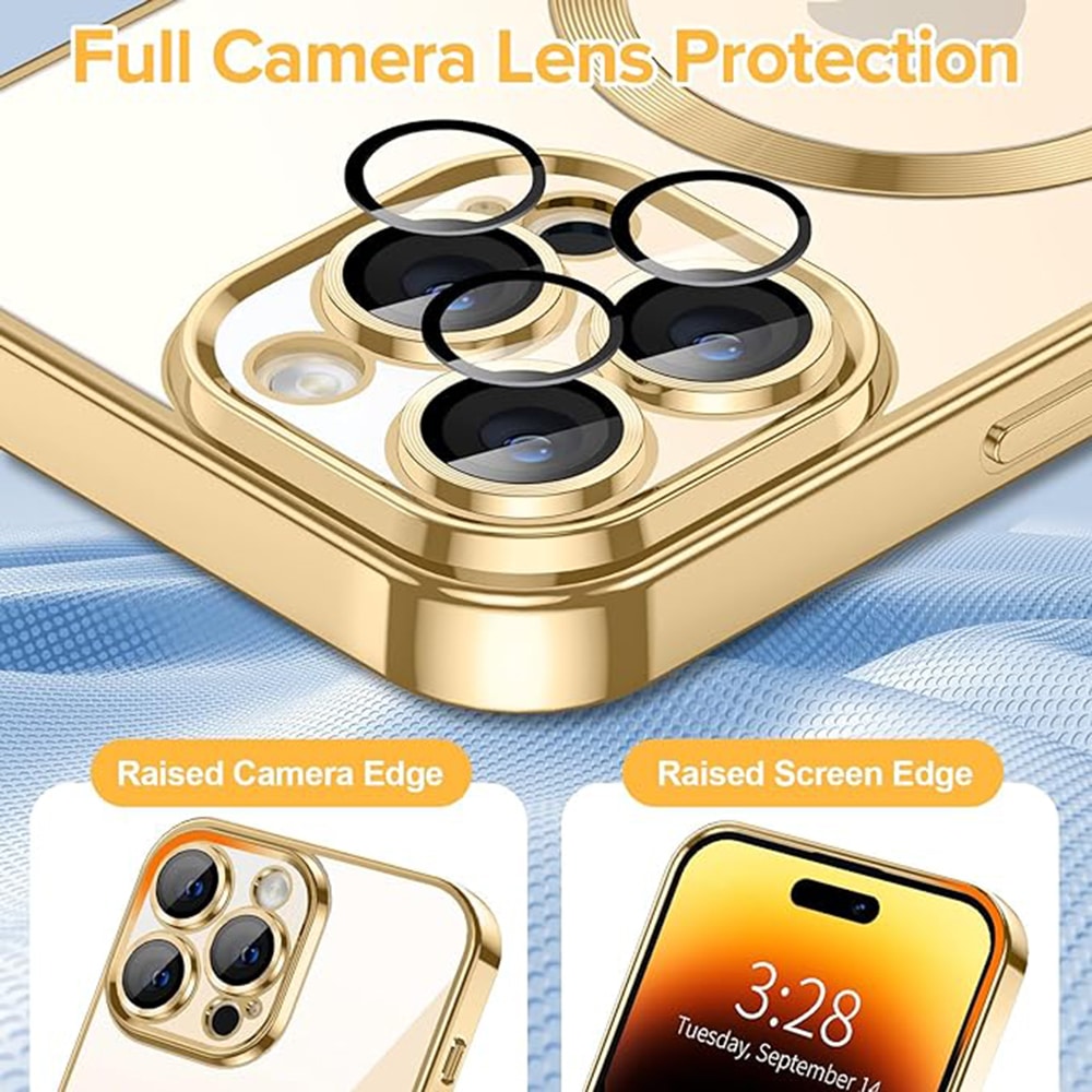 Techsuit Luxury Crystal MagSafe - θήκη για Apple iPhone 14 Pro Max - Διάφανο - Image 4