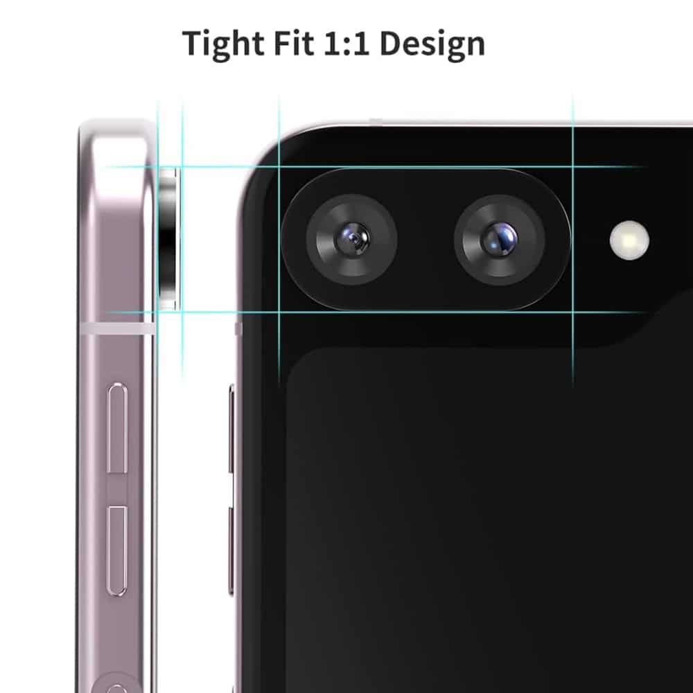 Techsuit - Full Camera Glass - Samsung Galaxy Z Flip6 - Black - Image 4