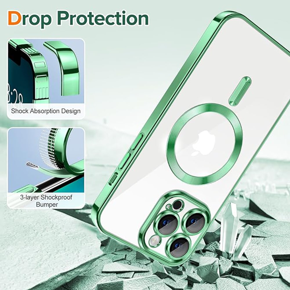 Techsuit Luxury Crystal MagSafe - θήκη για Apple iPhone 13 Pro Max - Διάφανο - Image 3