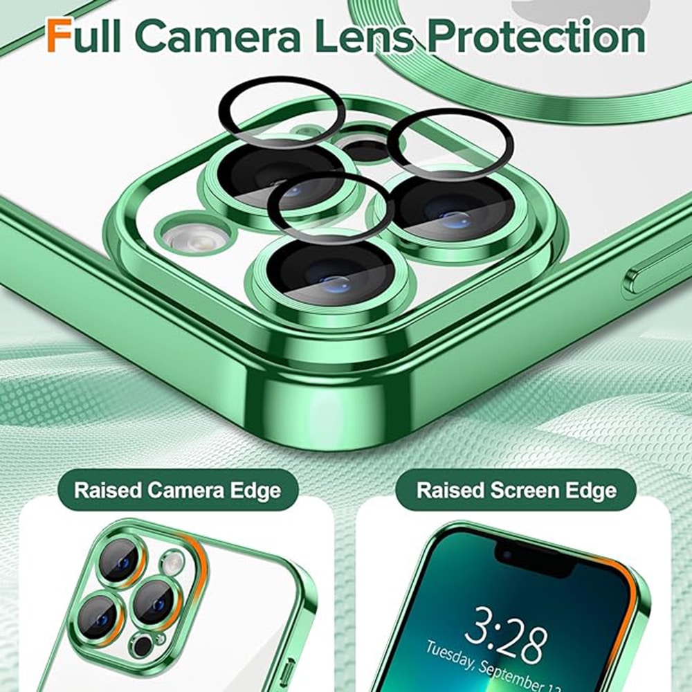 Techsuit Luxury Crystal MagSafe - θήκη για Apple iPhone 13 Pro Max - Διάφανο - Image 4