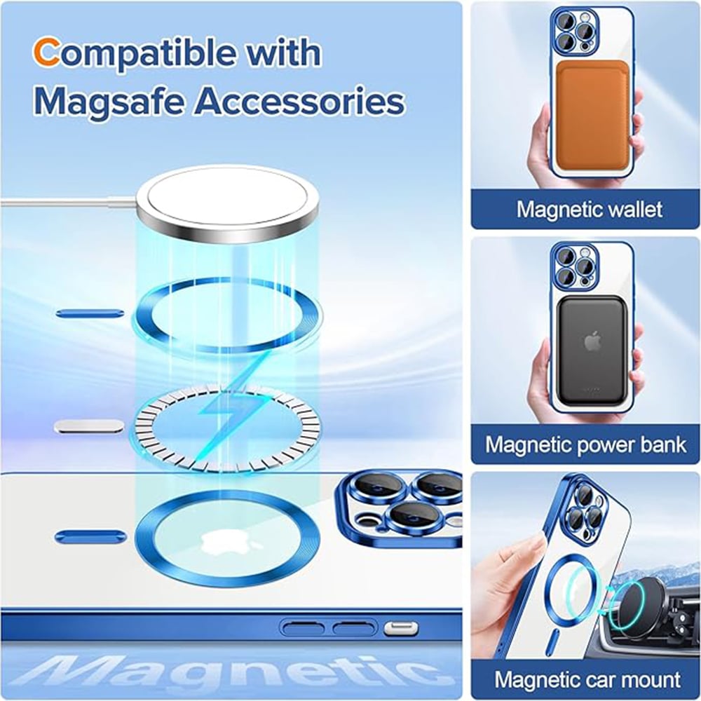 Techsuit Luxury Crystal - θήκη για Apple iPhone 13 Pro Max - Διάφανο - Image 5