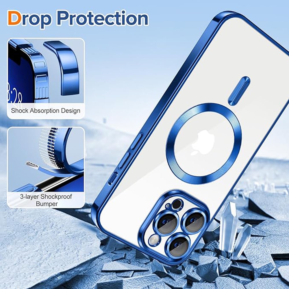 Techsuit Luxury Crystal - θήκη για Apple iPhone 13 Pro Max - Διάφανο - Image 3
