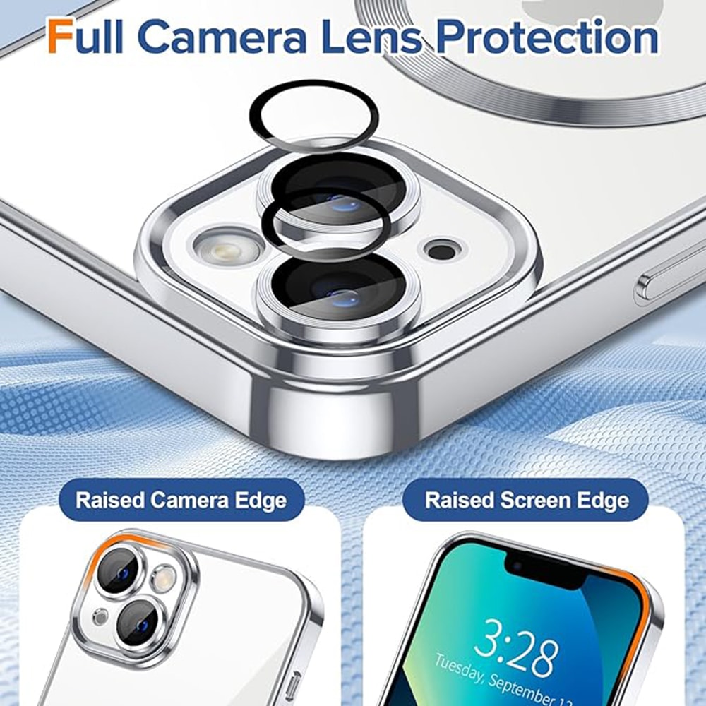 Techsuit Luxury Crystal MagSafe - θήκη για Apple iPhone 13 - Διάφανο - Image 4