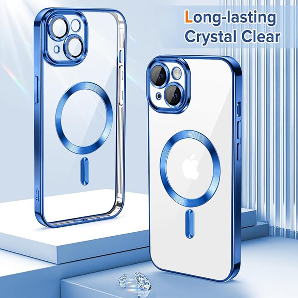 Techsuit Luxury Crystal MagSafe - θήκη για Apple iPhone 13 - Μπλε - Image 2