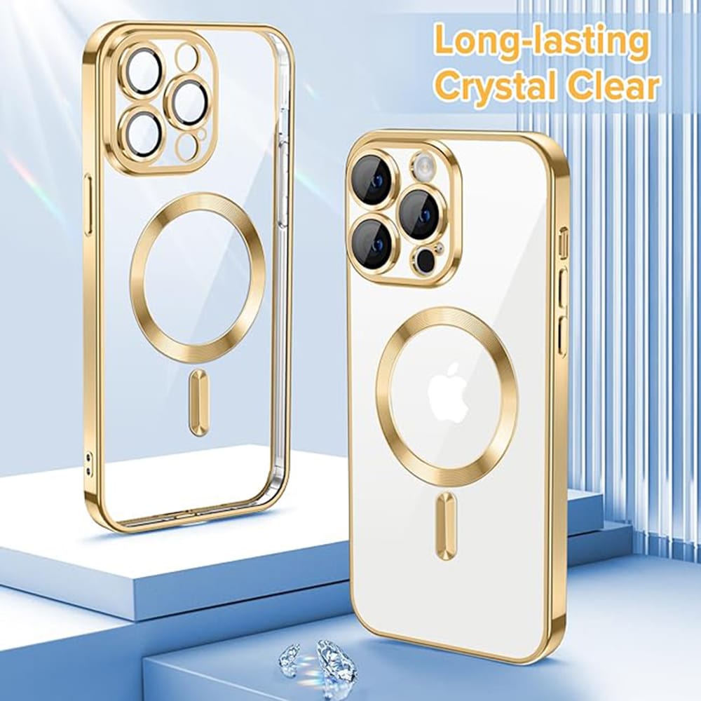 Techsuit Luxury Crystal - θήκη για Apple iPhone 12 Pro - Διάφανο - Image 2