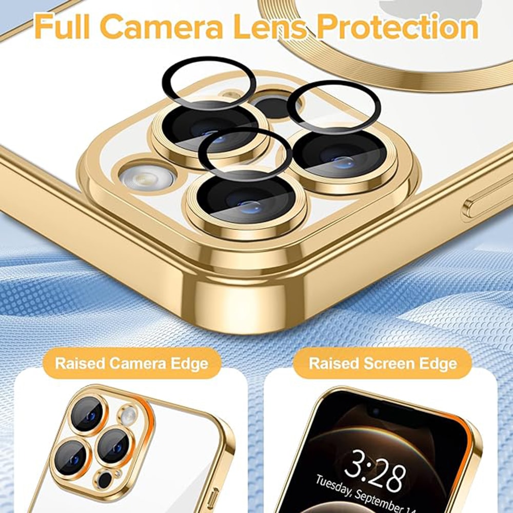 Techsuit Luxury Crystal - θήκη για Apple iPhone 12 Pro - Διάφανο - Image 4