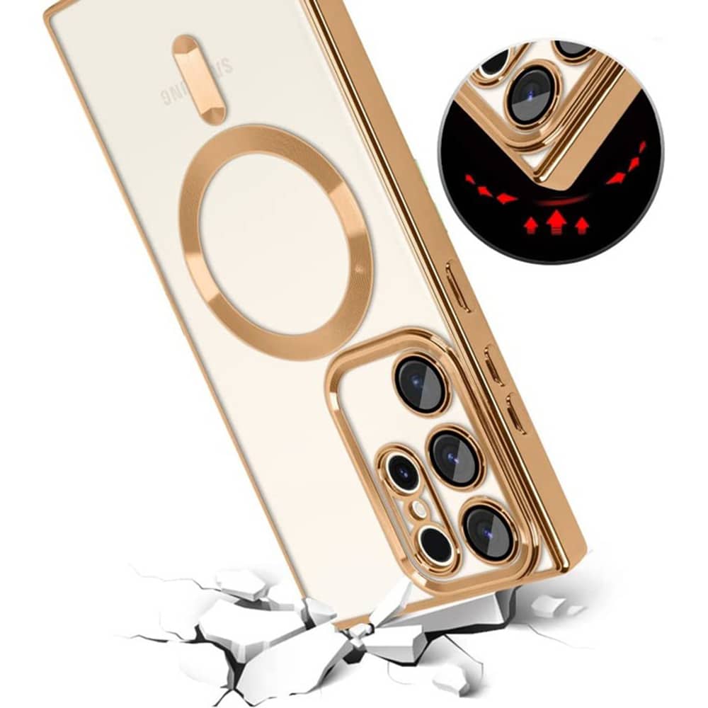 Techsuit Luxury Crystal - θήκη για Samsung Galaxy S22 Ultra 5G - Διάφανο - Image 4