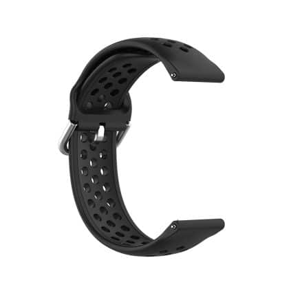 Techsuit Watchband 22mm (W004) - θήκη για Samsung Galaxy Watch / 3 Gear S3 Huawei GT 2 - Μαύρο