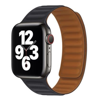 Techsuit Watchband (W035) - θήκη για Apple Watch 38mm (1st gen) / SE 2 3 1 4 5 6 7 8 9 10 11 - Μαύρο