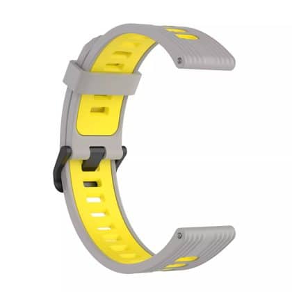 Techsuit - Watchband 22mm (W002) - Huawei Watch GT 2 (46mm)/GT 2 Pro/GT 3 Pro (46mm)/Ultimate, Xiaomi Watch S1 - Gray