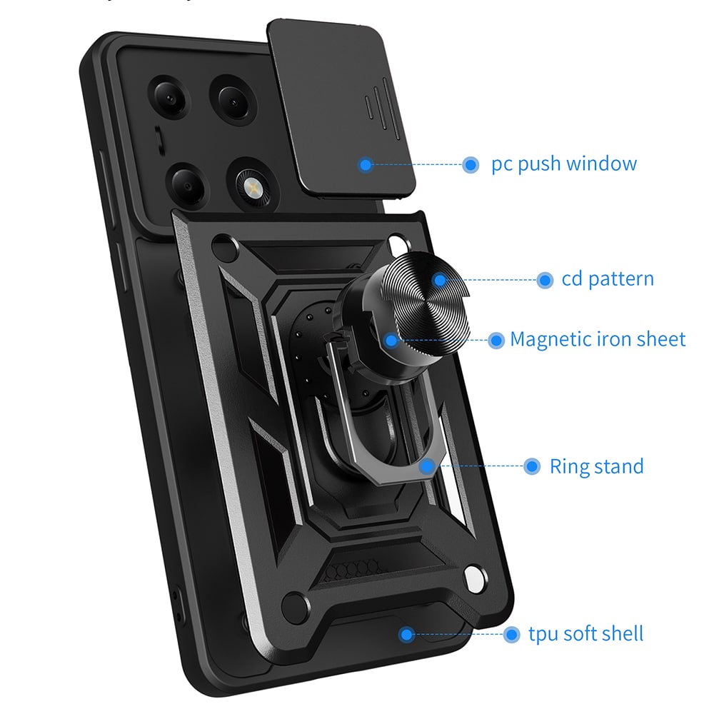 Techsuit CamShield Series - θήκη για Xiaomi Redmi Note 13 Pro / Poco M6 - Πράσινο - Image 3